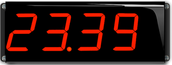 Chronomètre de temporisation numérique pour sas de décontamination